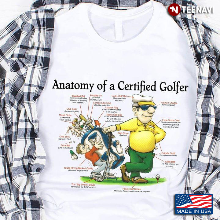 Golf Anatomy Of A Cartifed Golfer