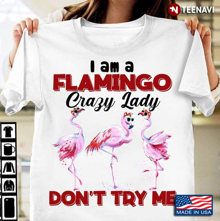 Flamingo I Am A Flamingo Crazy Lady Don't Try Me