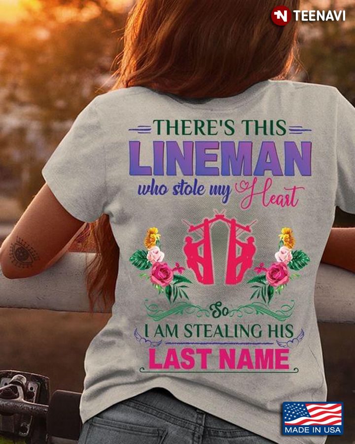 There's This Lineman Who Stole My Heart So I Am Stealing His Last Name