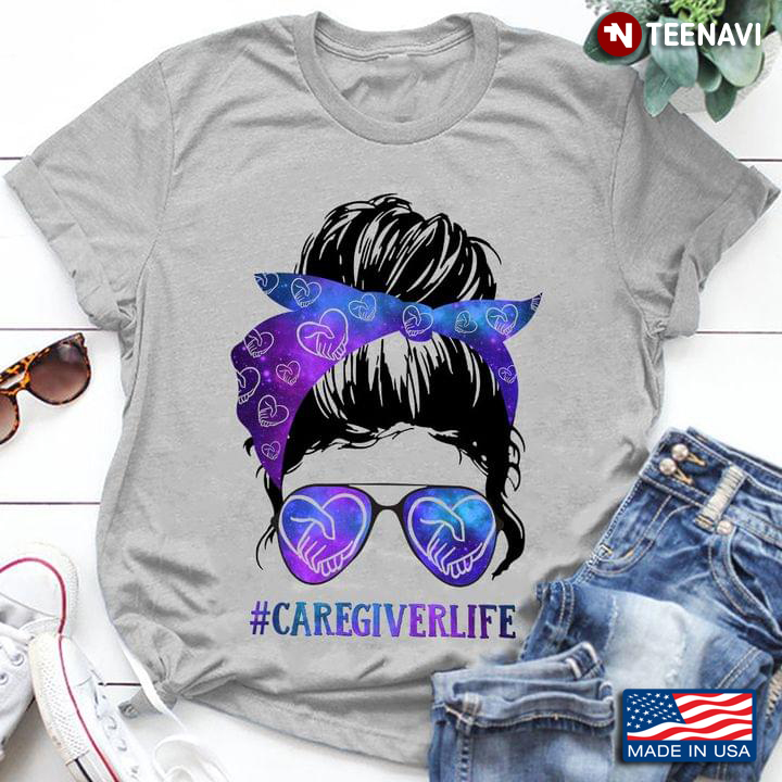 Caregiver Life Woman With Headband And Glasses
