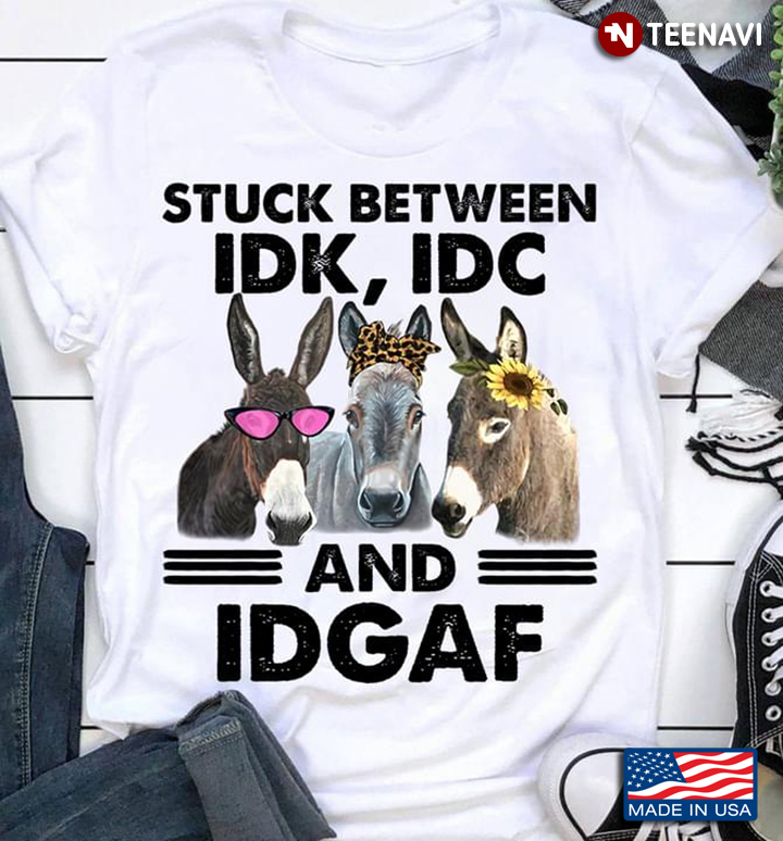 Three Horses Stuck Between IDK IDC And IDGAF