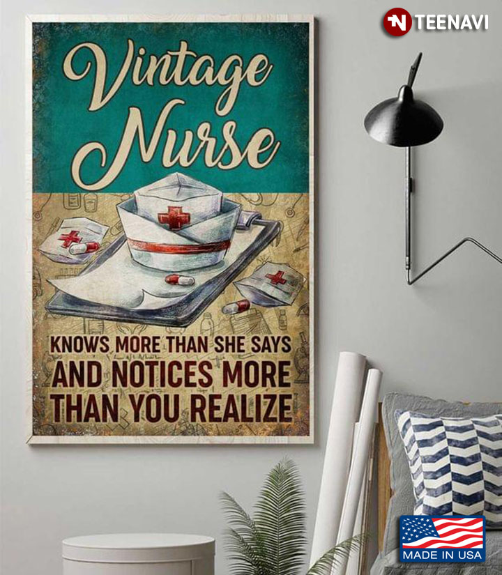 Vintage Nurse Knows More Than She Says And Notices More Than You Realize