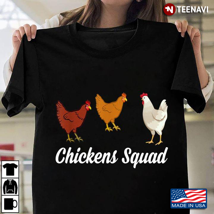 Chickens Squad Three Rooster For Chickens Lover