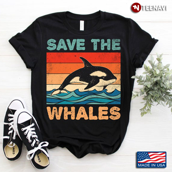Vintage Save The Whales for Animal Lover