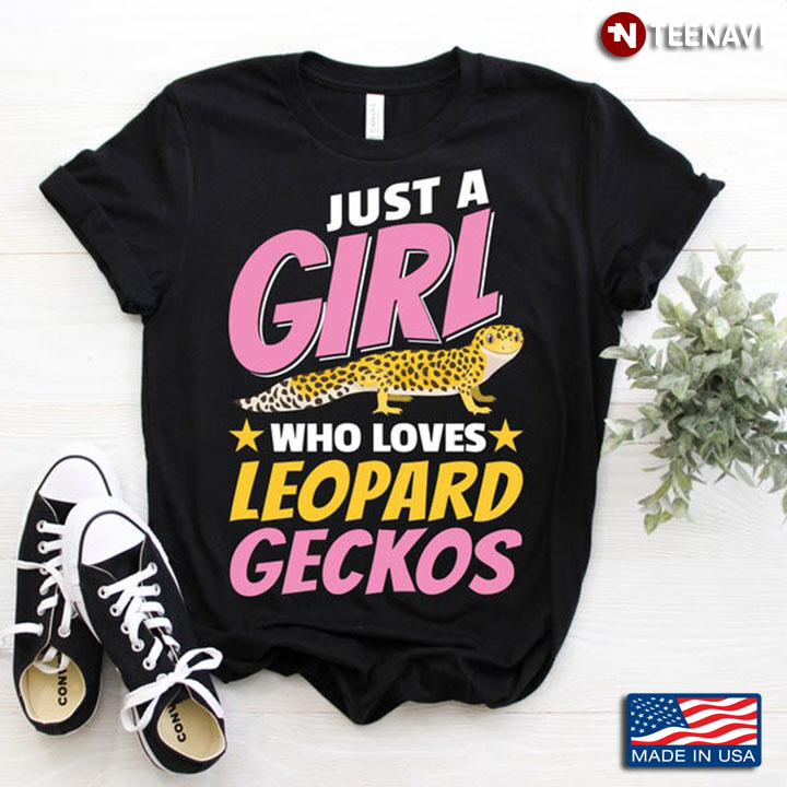 Just A Girl Who Loves Leopard and Gecko Adorable Design for Animal Lovers