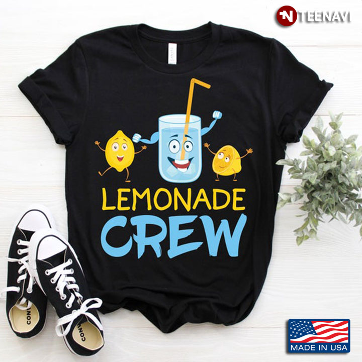 Lemonade Crew Dancing Lemons and Glass Funny Design