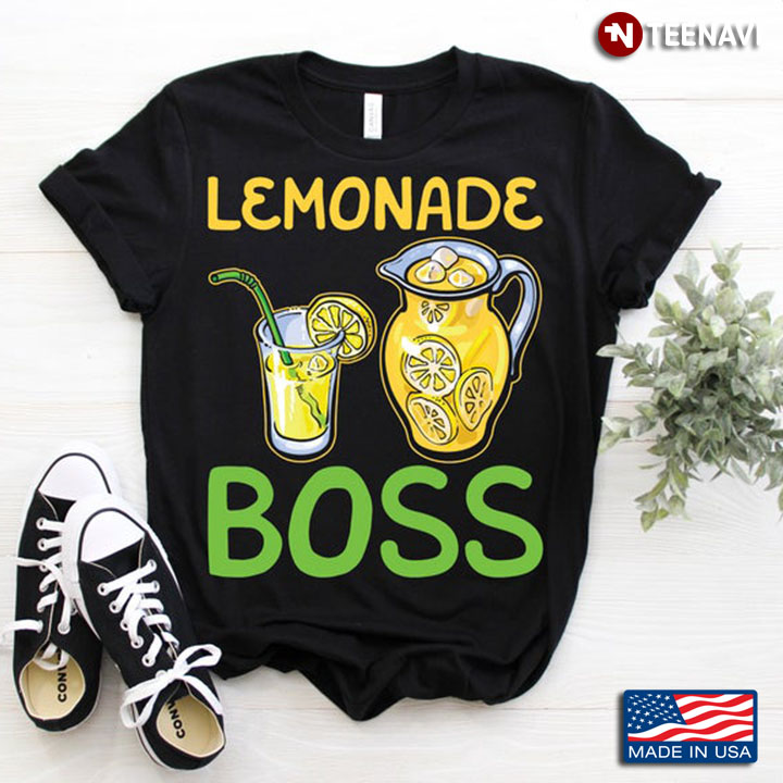 Lemonade Boss Yellow and Green Design for Lemonade Lovers