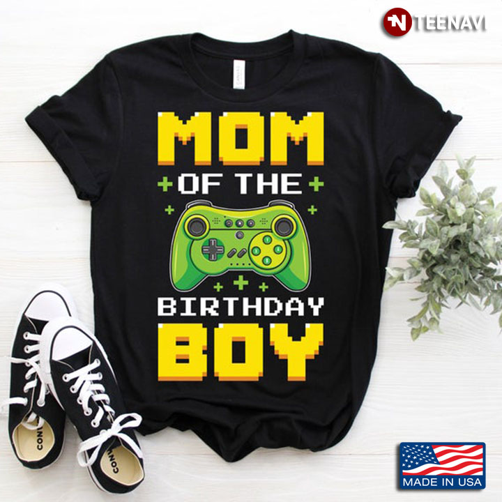 Mom Of The Birthday Boy Game Hand Holding Controller Gift for Mom