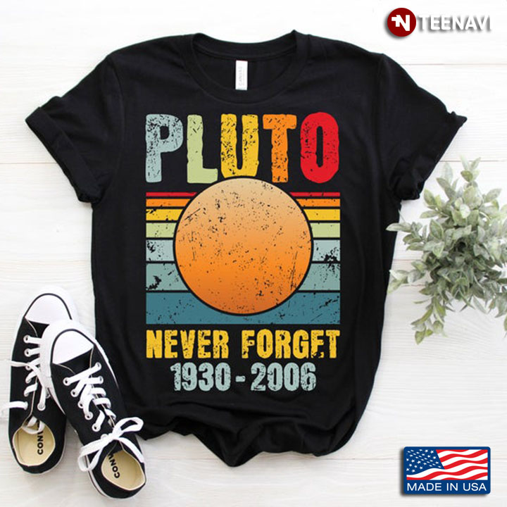 Pluto Never Forget 1930-2006 Pastel Vintage Colors