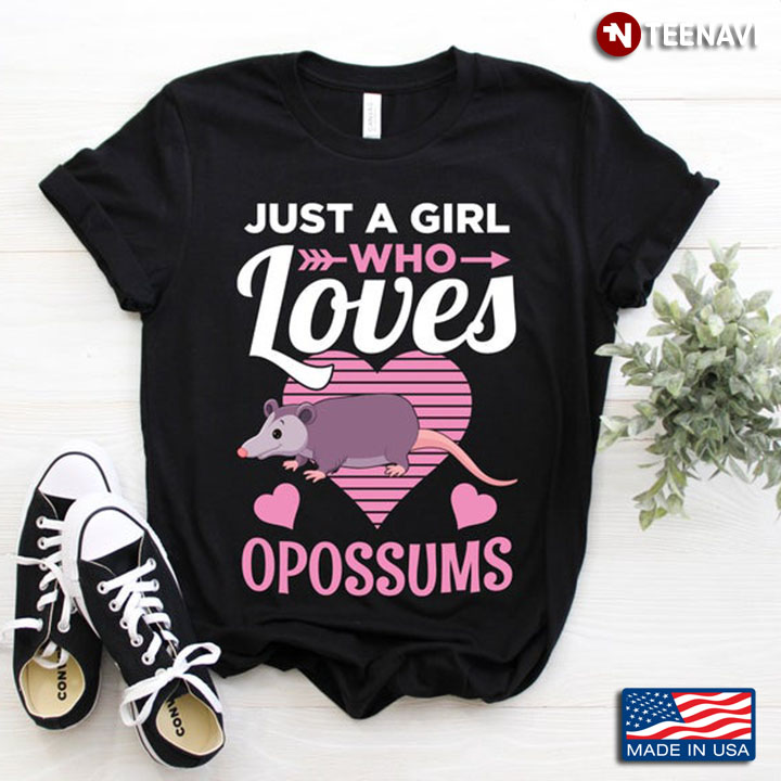 Just A Girl Who Love Opossums for Animal Lovers