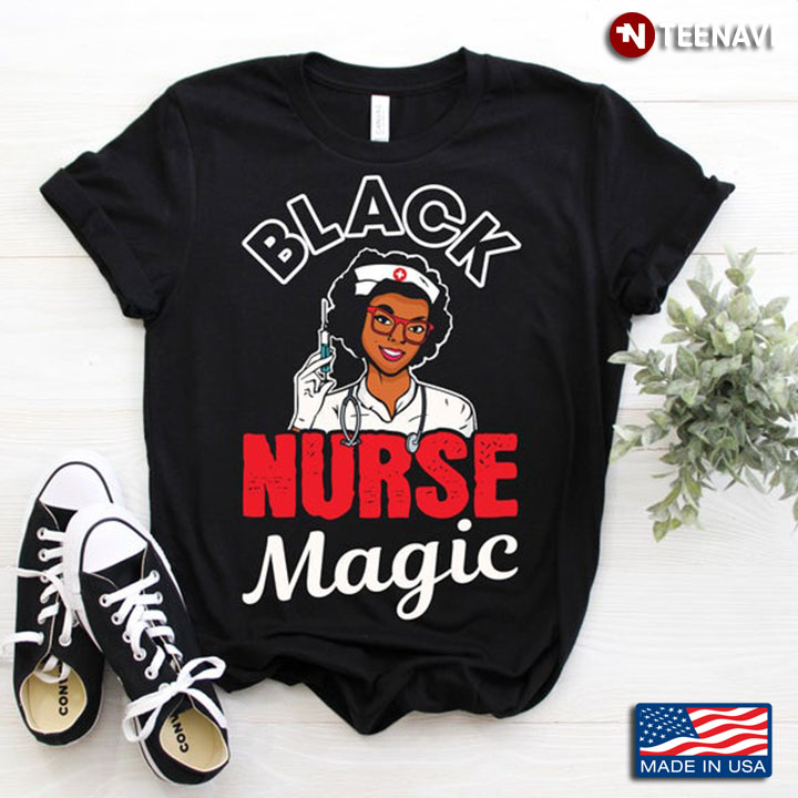 Black Nurse Magic Awesome Nurse Life