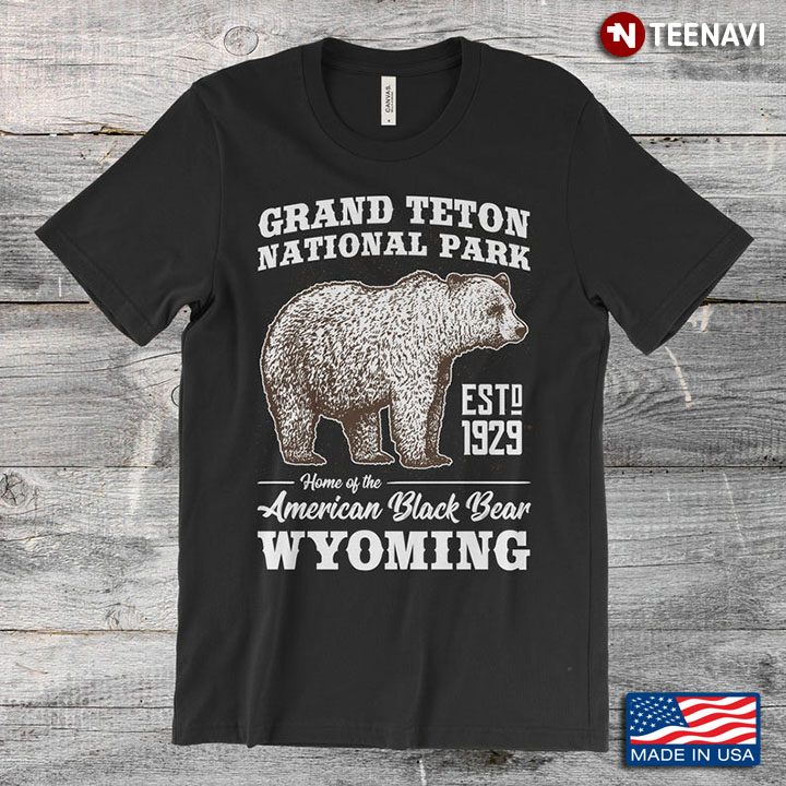 Grand Teton National Park Home of the American Black Bear Wyoming for Animal Lovers