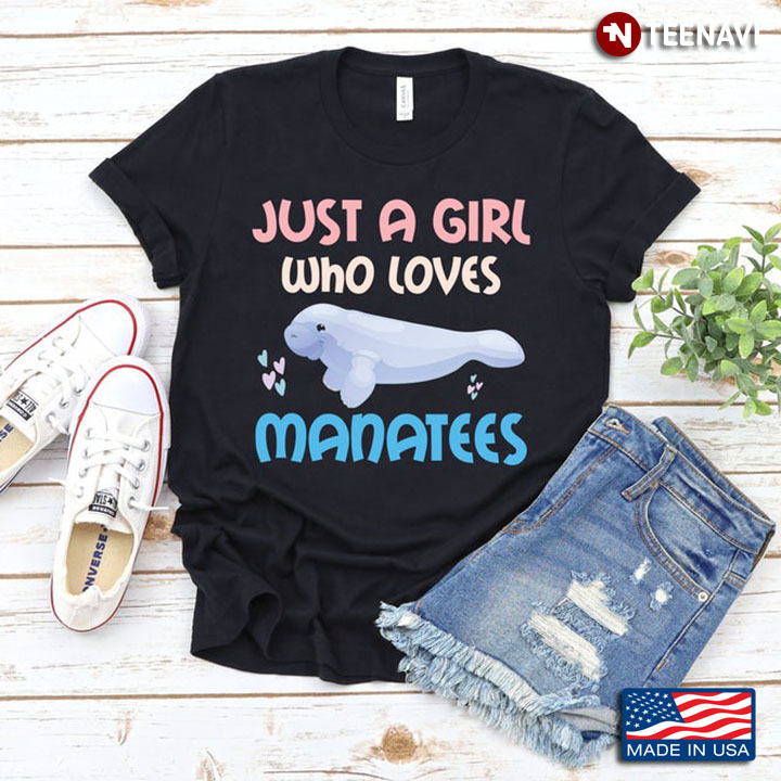 Just A Girl Who Loves Manatees Seal for Sea Animal Lovers