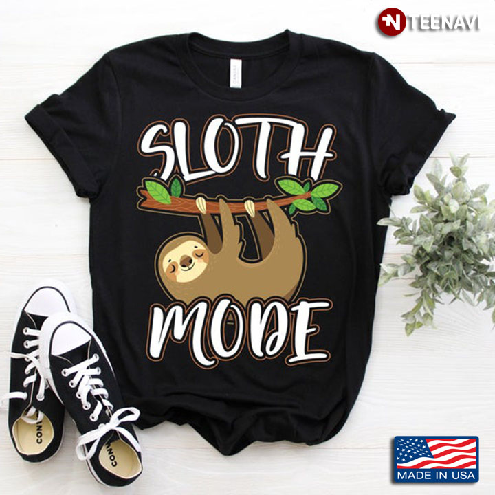 Sloth Mode Lazy Sleep Day Funny for Animal Lovers