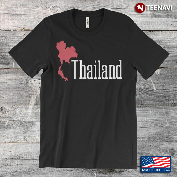 Thailand Map Proud To Be Thai People