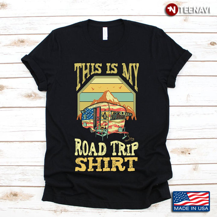 This is My Road Trip Shirt Vintage for Travelling Lovers