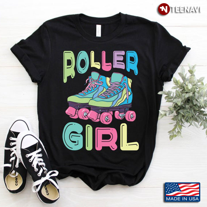 Pastel Girly Color Roller Girl for Roller Skating Lovers