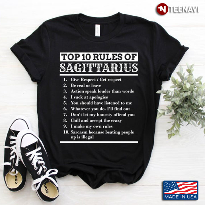 Top 10 Rules of Sagittarius Sarcasm Because Beating People Up Is Illegal