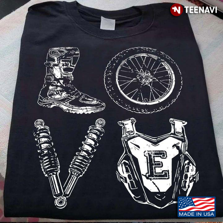 Dirt Bike Love Motorcycle Tools Tire Shoes and Protector