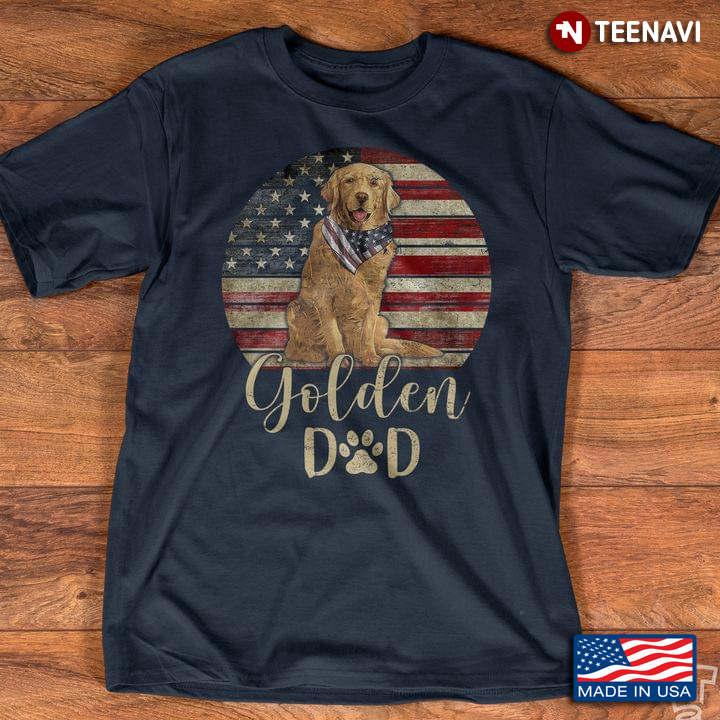 Golden Dad Old Vintage American USA Style for Dad
