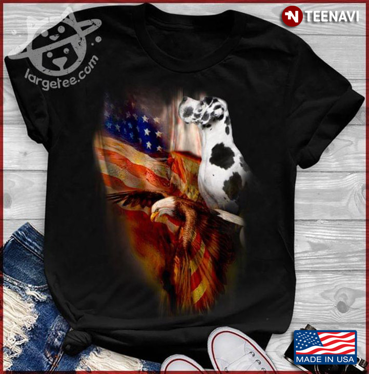 Dalmatian Patriotic American USA Flag for Animal Lover