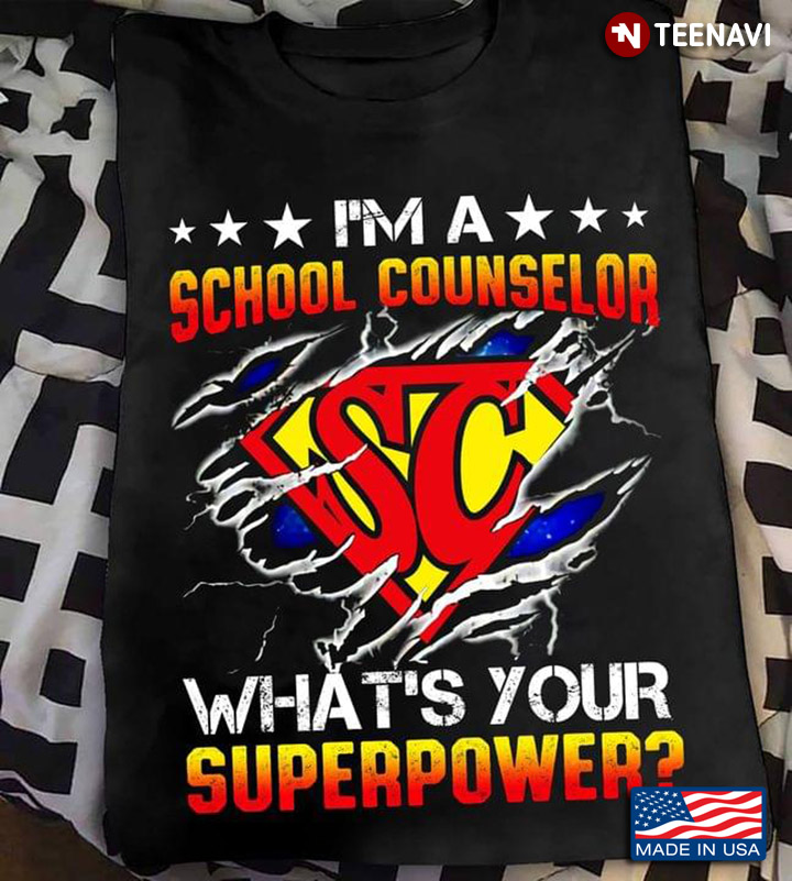I'm A School Counselor What's Your Superpower SC Superman