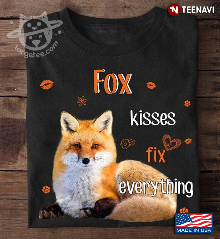 Fox Kisses Fix Everything Adorable for Animal Lover