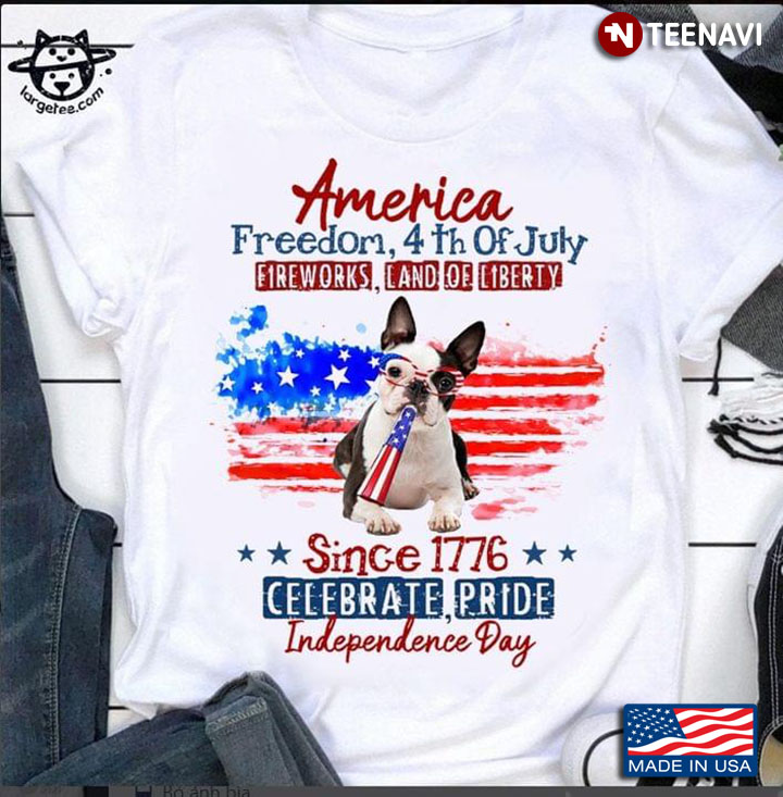 America Freedom 4th of July Since 1776 Celebrate Pride Independence Day French Bulldog
