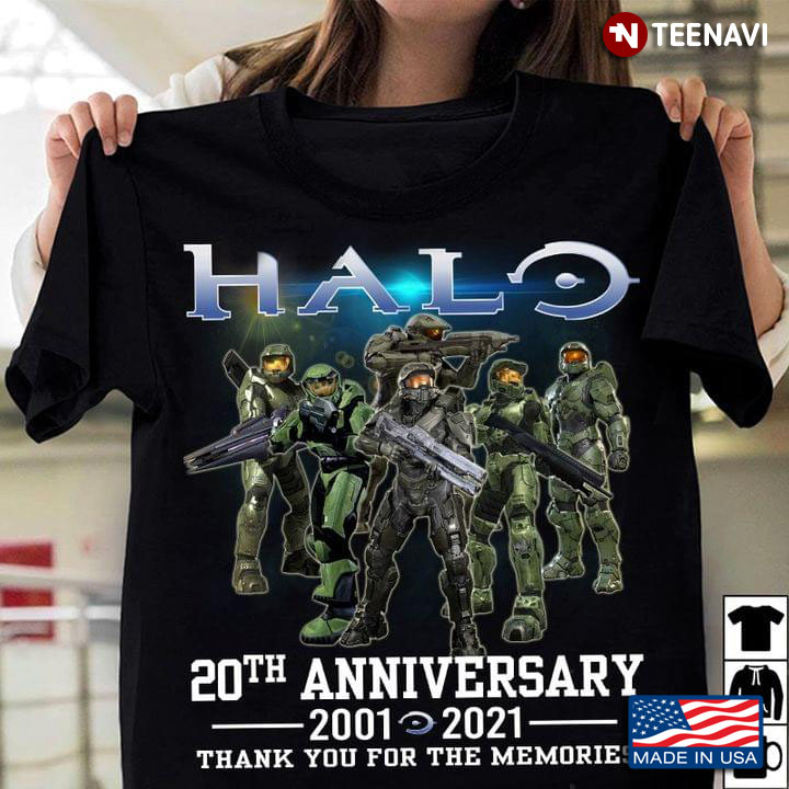 Halo 20th Anniversary 2001-2021 Thank You For The Memories