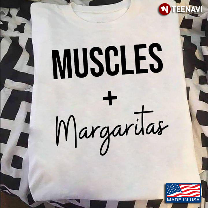 Muscles + Margaritas Funny Fitness Workout for Gymnastics Lover