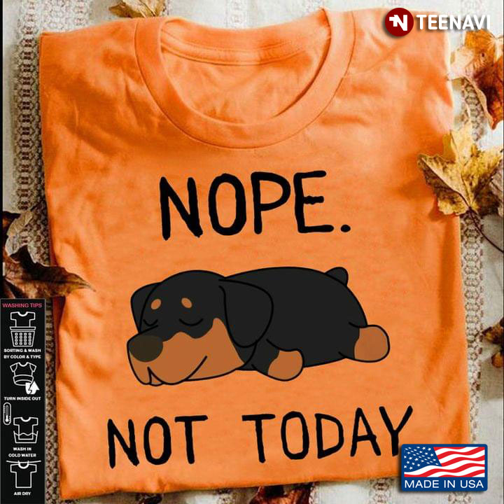Lazy Beagle Puppy Nope Not Today Funny for Dog Lover