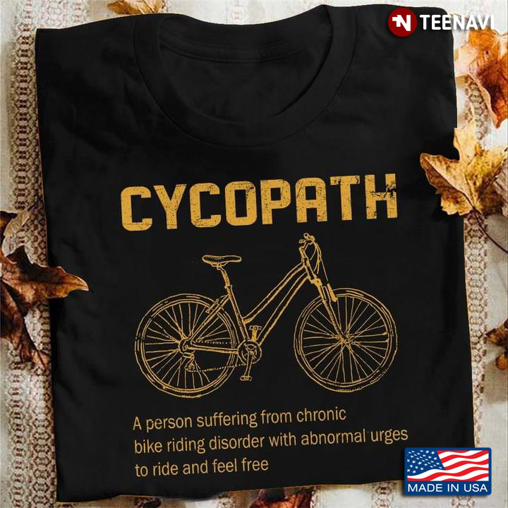 Cycopath A Person Suffering From Chronic Bike Riding Disorder With Abnormal Urges To Ride