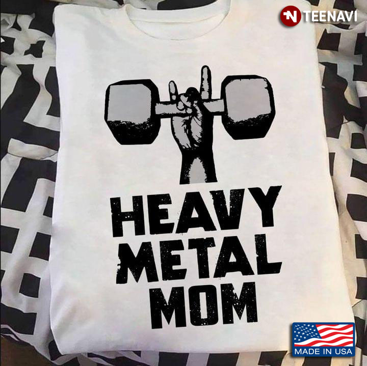 Heavy Metal Mom Rock Weight Lifting for Cool Mom