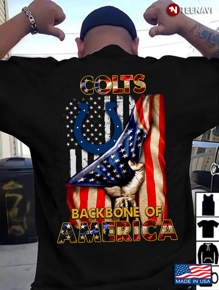 Indianapolis Colts Backbone Of America NFL Football