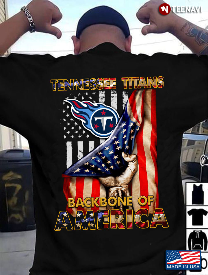 Tennessee Titans Backbone Of America NFL Football