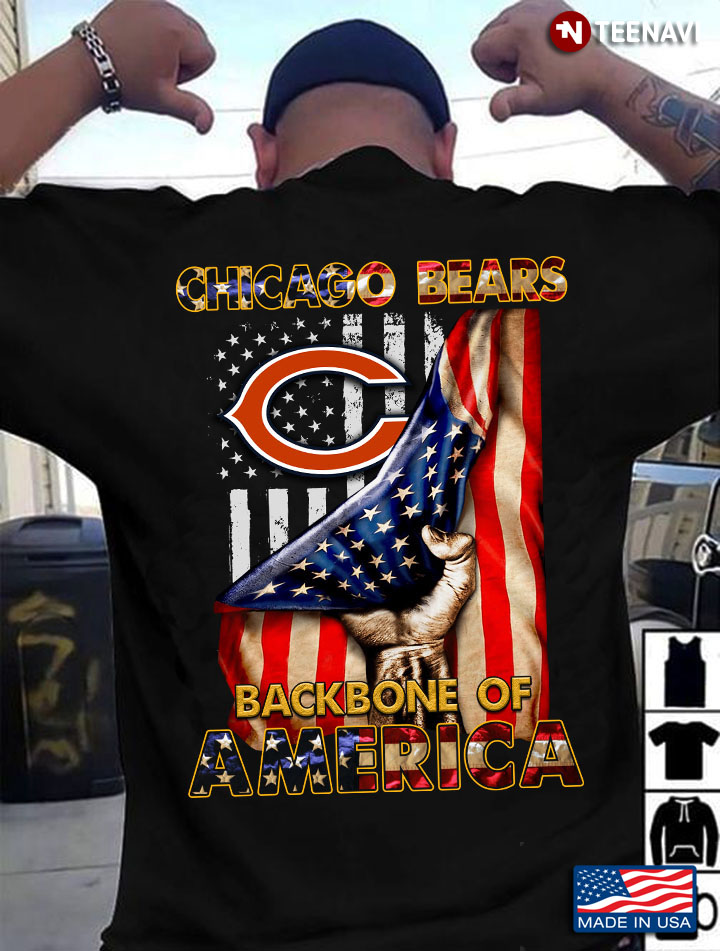 Chicago Bears Backbone Of America NFL Football