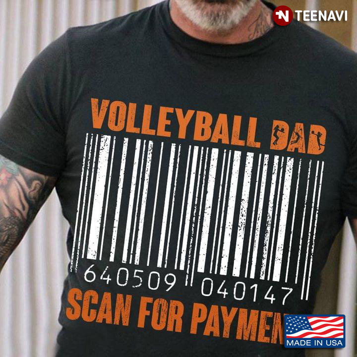 Volleyball Dad Scan For Payment Sporter
