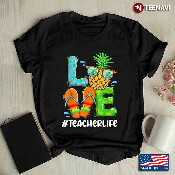 Pineapple Love Flip Flop #Teacherlife Love Teacher Life In July Summer