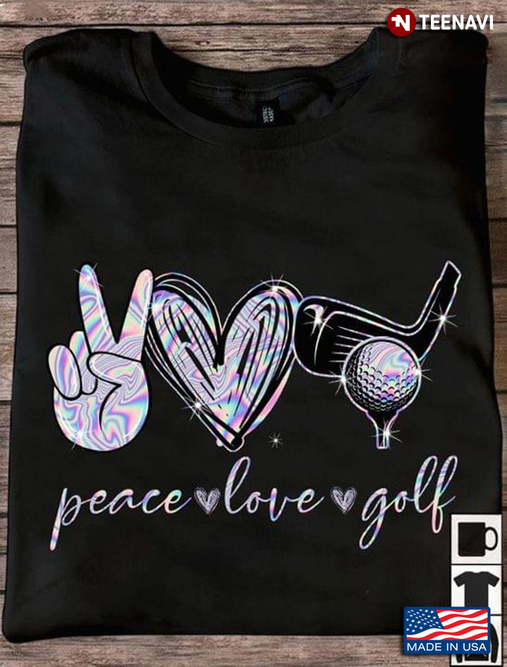 Peace Love Golf For Golf Lovers