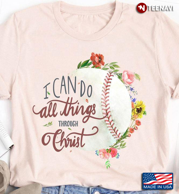 Baseball I Can Do All Things Through Christ