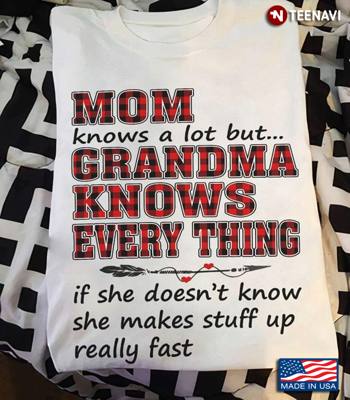 Mom Knows A Lot But Grandma Knows Everything For Mother's Day