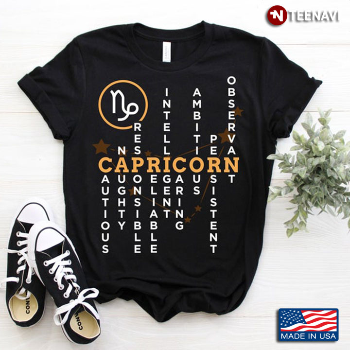 Capricorn Cautious Naughty Responsible Reliable Intelligent Ambitious Persistent Observant