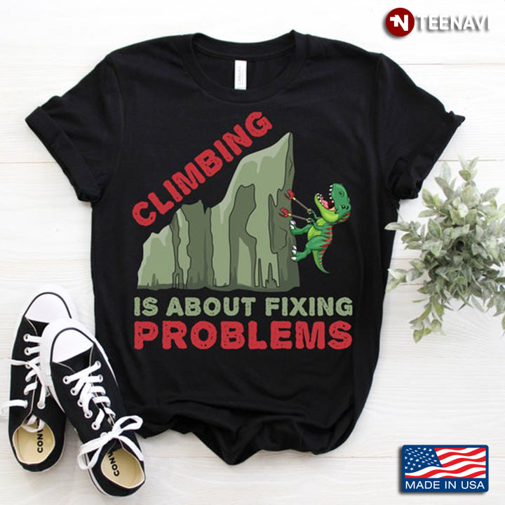 Dinosaur Climbing Is About Fixing Problems For Climber