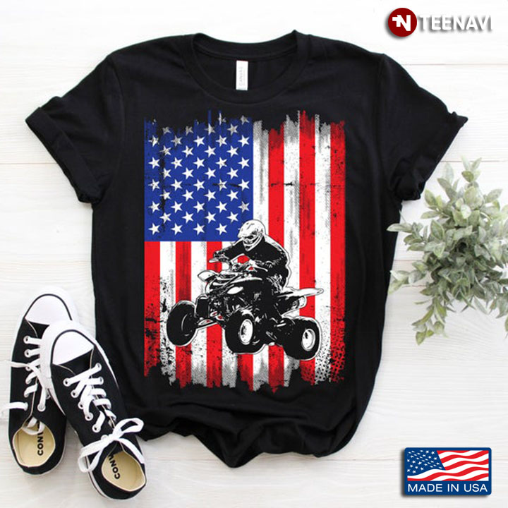 American Flag Quad Bike For Motorcycle Lover