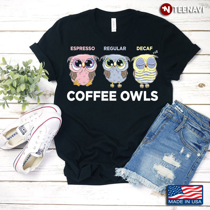 Espresso Regular Decaf Coffee Owls
