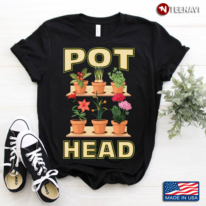 Pot Head For Garden Lover