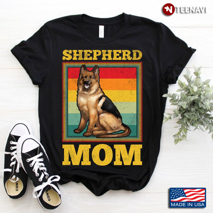 Vintage German Shepherd Shepherd Mom For Dog Lover