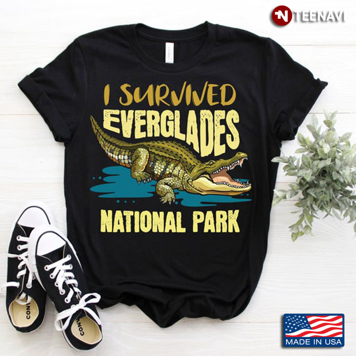 I Survived Everglades National Park Crocodile For Traveling Lover