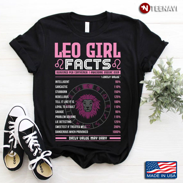 Leo Girl Facts Daily Value May Vary
