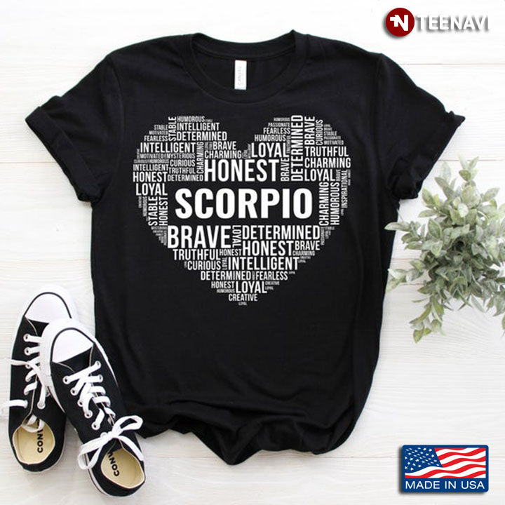 Scorpio Honest Brave Loyal Determined Intelligent Fearless Charming